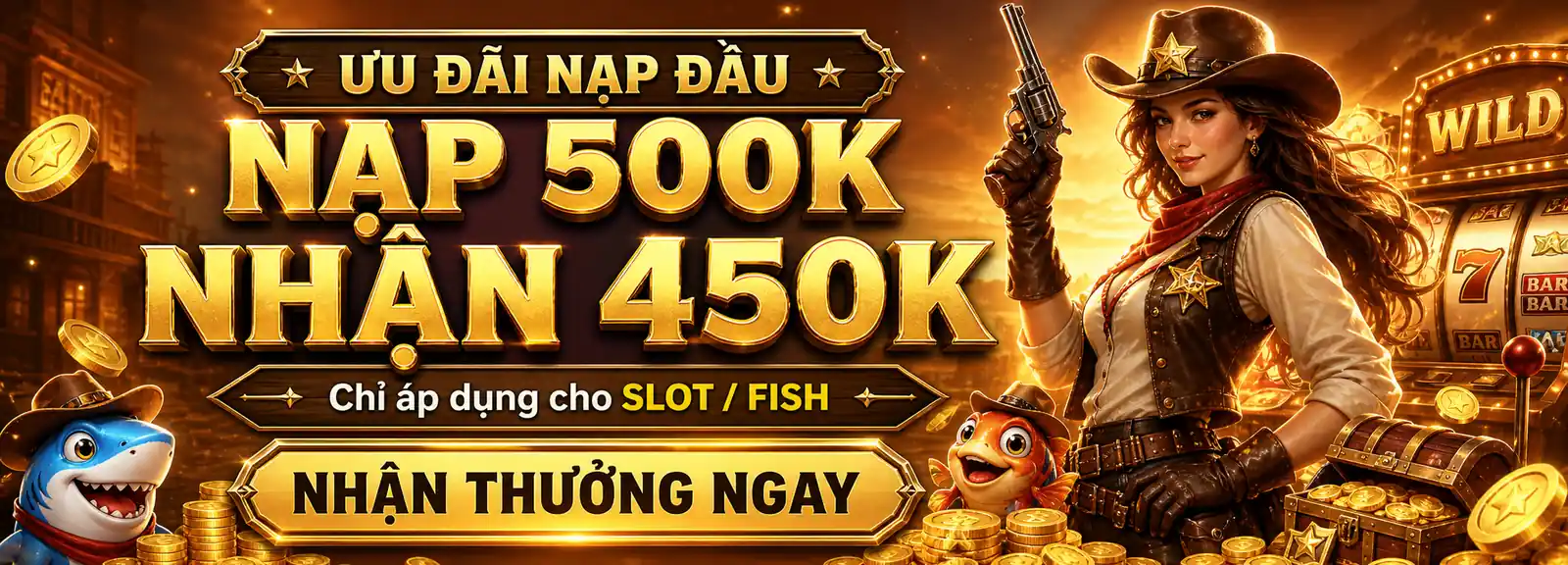 Nạp Đầu 500 - Mở Kh&oacute;a Thưởng 450