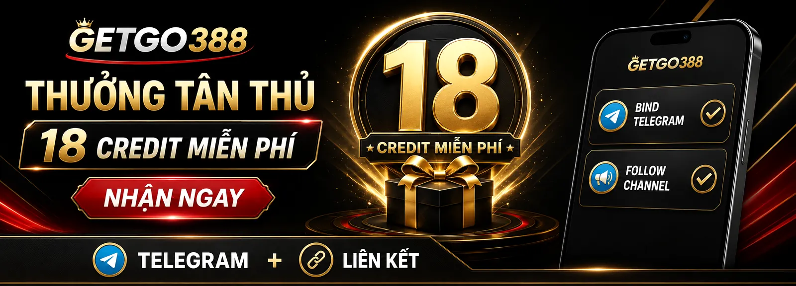 Thưởng T&acirc;n Thủ - 18 Credit Miễn Ph&iacute;